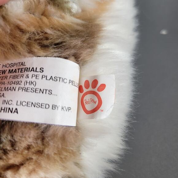 Lil' Pet Hospital Plush Calico Cat Toy 12" Stuffed Animal Realistic Multicolor - Picture 10 of 16